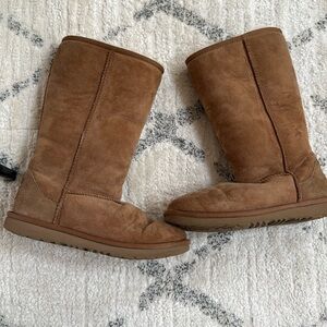 UGG tall tan boots size 5